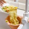 Бытовая мультяшная корзина для слива фруктов и овощей, фильтр для раковины, кухонная фильтровальная стойка, подставка для губки, чистящие аксессуары, инструменты