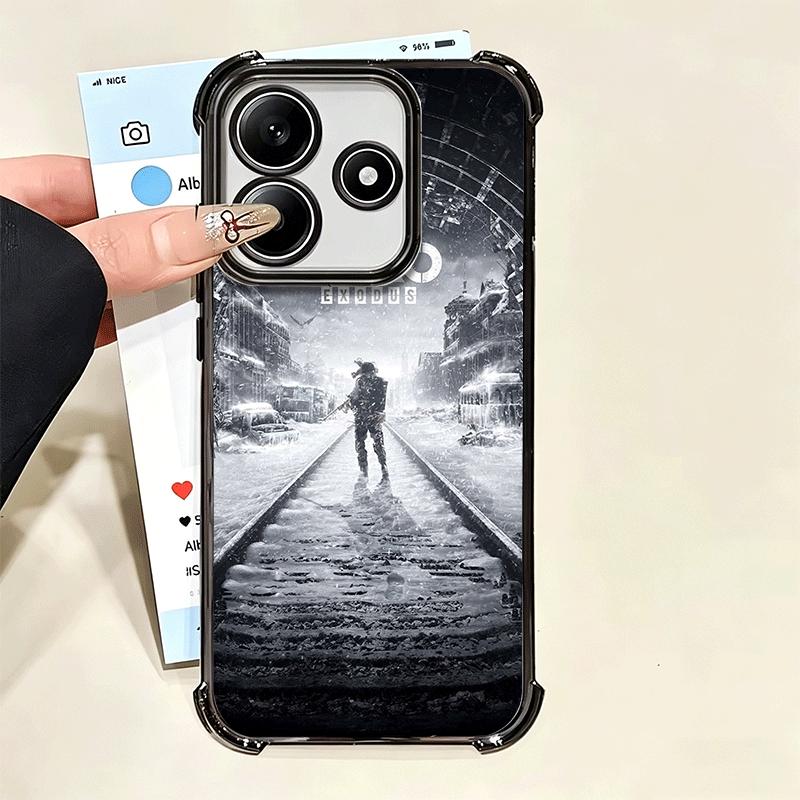 Мягкий чехол для телефона Metro 2033 для Xiaomi Poco X7 X8 Pro Max X6 X5 X3 F8 Ultra F7 M8 M7 M5S Redmi 15C 15A 15 14C 13C 12C 13 12