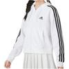 (WMNS) adidas 3-Stripes French Terry Bomber Full-Zip Hoodie Jackets 'White' Women's IK8387