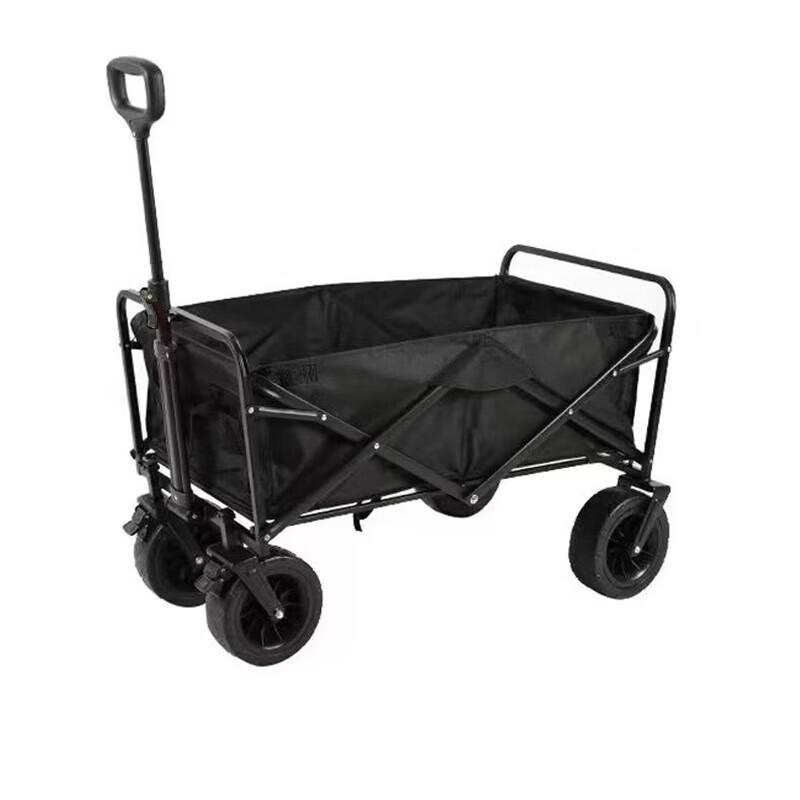 FTLY 150L Electric Camping Wagon with 8-inch Off-Road Wheels and Dual Brakes