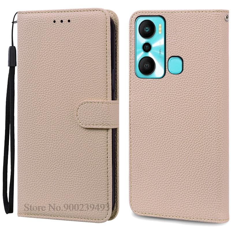 Hot 20i Case For Infinix Hot 20i Case Wallet Leather Flip Cover For Infinix Hot 20i Case X665C X665E Phone Cover Coque Fundas