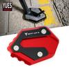 Motorcycle Accessories Kickstand Side Stand Extension Enlarge Plate Pad For Yamaha MT07 MT 07 MT-07 2014-2022