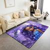 Erosebridal Black Girls Magic Area Rug 4'11" x 3'3" for Bedroom Living Room Playroom,African American Carpet,Princess with Wings Decorative