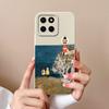 For Huawei Honor X6 X6S X6A Case Cartoon Liquid Silicone Full Coverage Anti Drop Phone Shell For HonorX6 X 6 X6 S A Bumper Funda