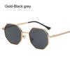 Frame UV Protection Sunglasses for Men/Women Metal Sunglasses Square Sunglasses Polygon Sun Glasses