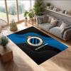 Club Brugge FC Soccer Football Pattern Soft Area Rug Non Slip Indoor Floor Carpet Sports Decor Mat for Bedroom