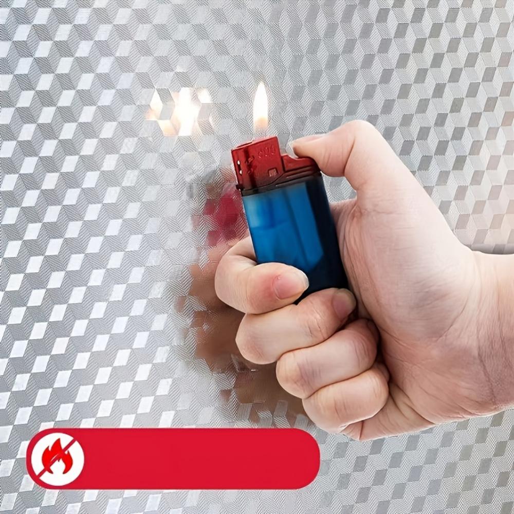 Обои для кухни, маслостойкая наклейка на фартук, алюминиевая фольга, масляная самоклеящаяся бумага, серебряная облицовка шкафа