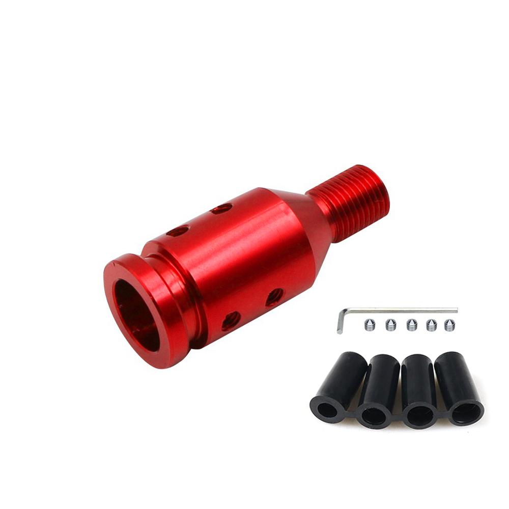 Универсальный адаптер ручки механической коробки передач для резьбы M18x1.5/M10x1.5/M12x1.25, из алюминиевого сплава, для автомобиля, для гоночной игры