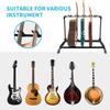 GUITTO Складная универсальная стойка для гитары, 5-секционная, портативный держатель для акустической гитары, пластик (Держит гитары), Стойка, Ремень, Сцена, Бас, Гитары,