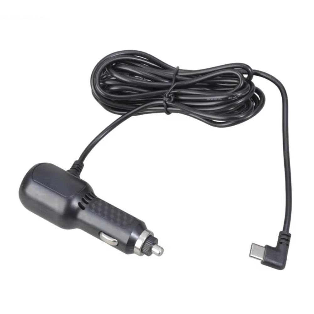 Зарядное устройство для видеорегистратора Type-C Mini-USB 12В/24В Входной адаптер питания для автомобиля Автоаксессуары