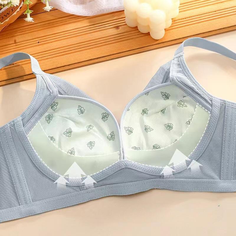 Underwear Gathered Thickened Adjustable Side Breasts Anti-sagging Non-steel Ring Bra