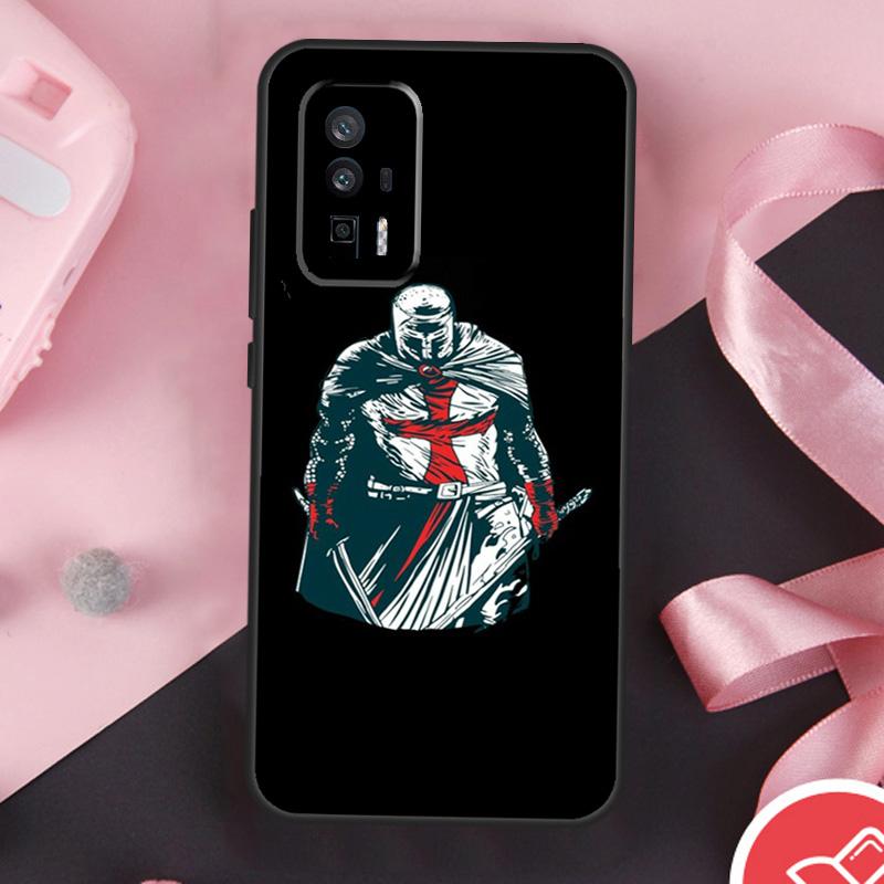 Чехол для Xiaomi 15 Ultra Mi 13 14 11T 12T 13T 14T Pro POCO X7 Pro X3 X5 X6 F5 F6 F7 с изображением Христианских Тамплиерских Рыцарей
