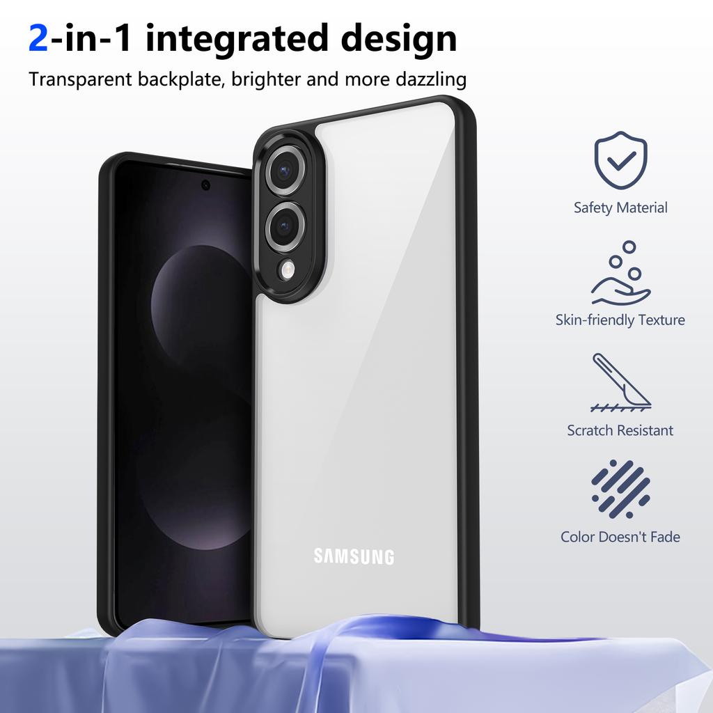 Чехол для телефона Samsung Galaxy S26 Ultra S26Plus S25 Ultra Акриловая задняя крышка Для Samsung S24 S23 S22 S21 S20FE Ударопрочный бампер