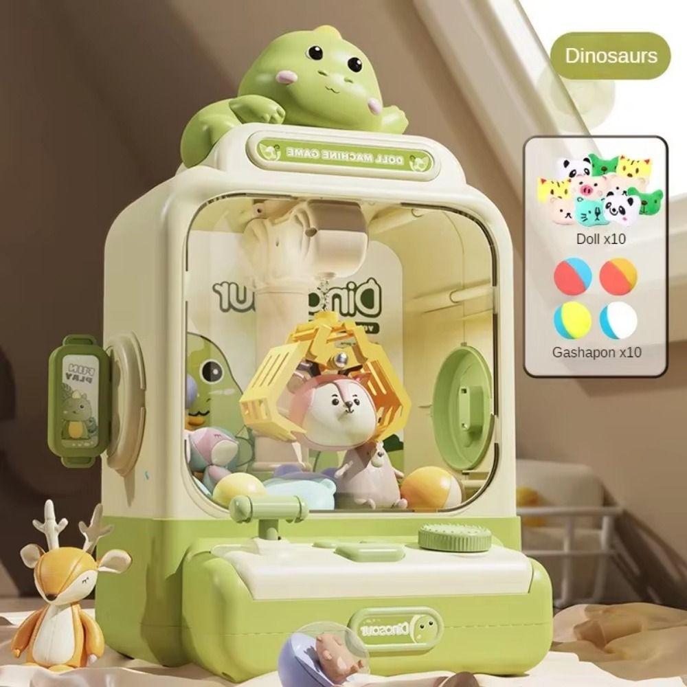 Electronic Mini Clip Doll Machine Strong Grip Cartoon Claw Crane Machine  Arcade Game