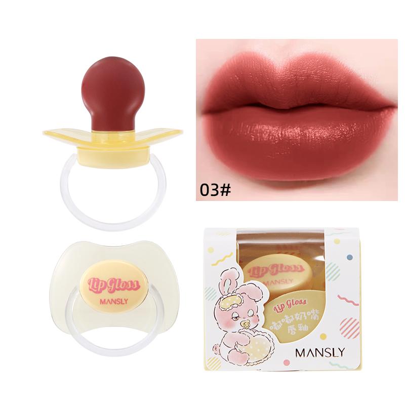 MANSLY милая мини-форма водостойкая матовая жидкая губная помада долговечная антипригарная чашка блеск для губ макияж 3 г