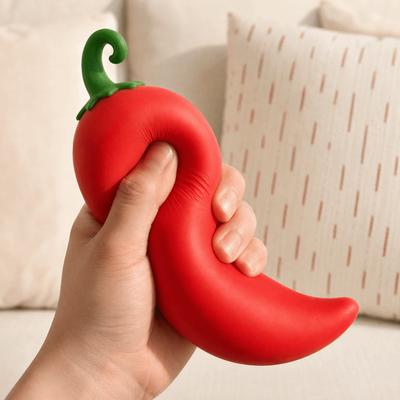 Simulation Peppers Squeeze Toys Vegetables Sensory Fidget Ball Novelty Slow Rising Toy  Kid Adults