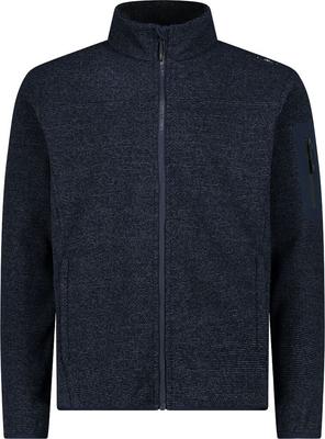 Куртка мужская CMP Fleece Jacquard-Knit-Tech Jacket (38H2237) Herren-Fleece Jacquard-Knit-Tech mit Rautenmuster b.blue / antracite