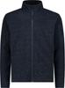 Men's Jacket CMP Fleece Jacquard-Knit-Tech Jacket (38H2237) Men's Fleece Jacquard-Knit-Tech with Diamond Pattern B.blue / Anthracite