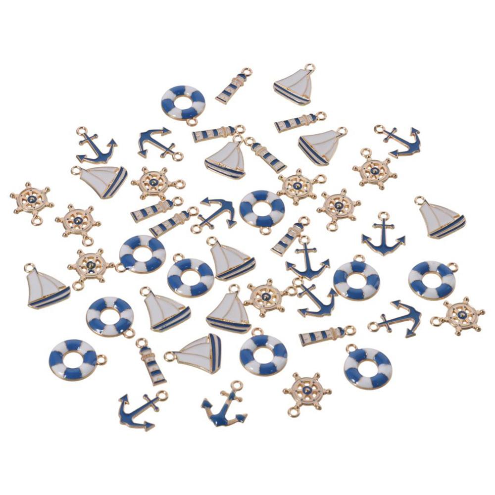 50 шт. около 18 мм в длину Морская коллекция Подвески Браслеты Ожерелье Аксессуар