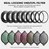 Freewell 82mm L1 Real Locking Filter Kit Hybrid Stop True Color Design for Professional Filmmakers VND/CPL All-Day – VND/CPL 3-10 ND32, Optics,