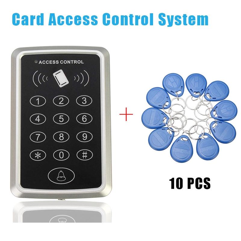 DC 12V 300KHz 10 шт. Автономный контроллер доступа + Панель с клавиатурой RFID-считыватель доступа EM Замок для двери