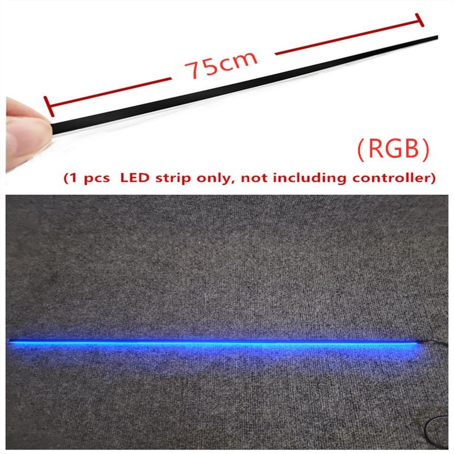 For Car Ambient Light Strip 64 RGB Color Acrylic Strips Full Colors Car Interior Replacement Accessories Neon Lights 4