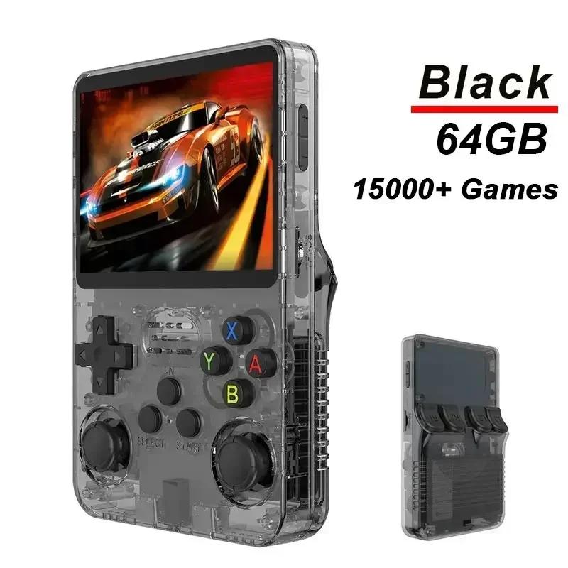 Портативная игровая консоль R36S с 3,5-дюймовым IPS-экраном, 128 ГБ памяти и 20 000 ретро-игр