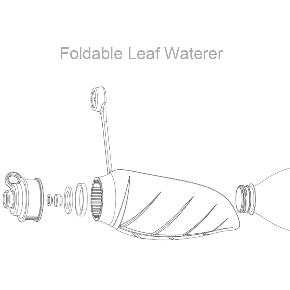 Складная бутылка для воды для собак, 580 мл, портативная поилка для прогулок на открытом воздухе, для маленьких, средних и больших собак, принадлежности для золотистого ретривера