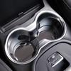 Front Water Cup Holder Cover For Jeep Cherokee KL 2014- Matte Chrome