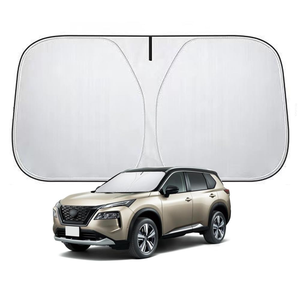 Nissan Windshield Compatible with the T33 2022 High Heat UV Light and with Storage Bag X-Trail Sunshade, Series/SNT33 (July - Present), 5-Layer