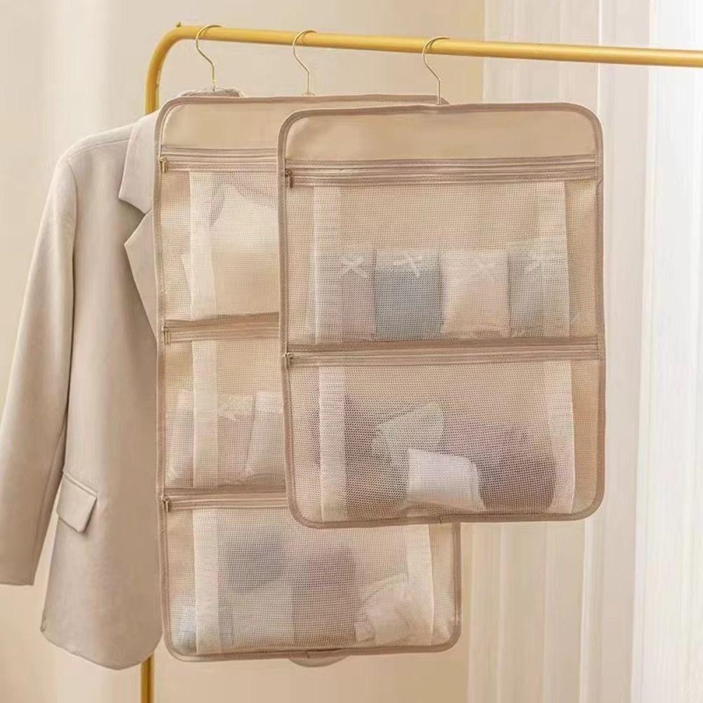 Large Capacity Underwear Storage Bag Space-Saving Closet Socks Dispenser Dormitory Wardrobe