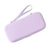 Silmukka Compatible Case for Switch Pastel Cute and Holds 12 Game and Large Double Zipper Pastel Purple 2, Colors, Stylish, Cards, Cables, Earphones,