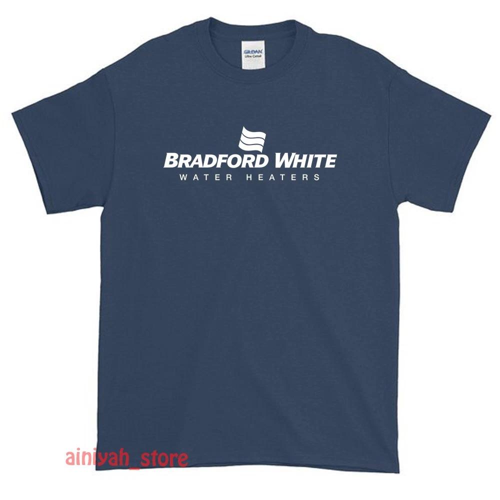 Новая футболка с логотипом Bradford White для мужчин, смешная, размер S-XXL, США