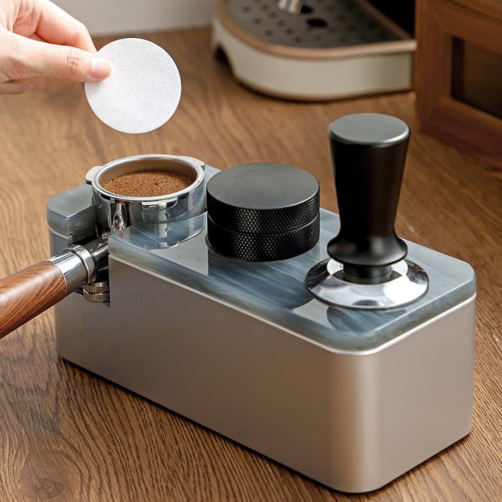 100 шт. неотбеленных кофейных фильтровальных бумаг для эспрессо-машины, термостойкие кофейные фильтры, аксессуары для бариста