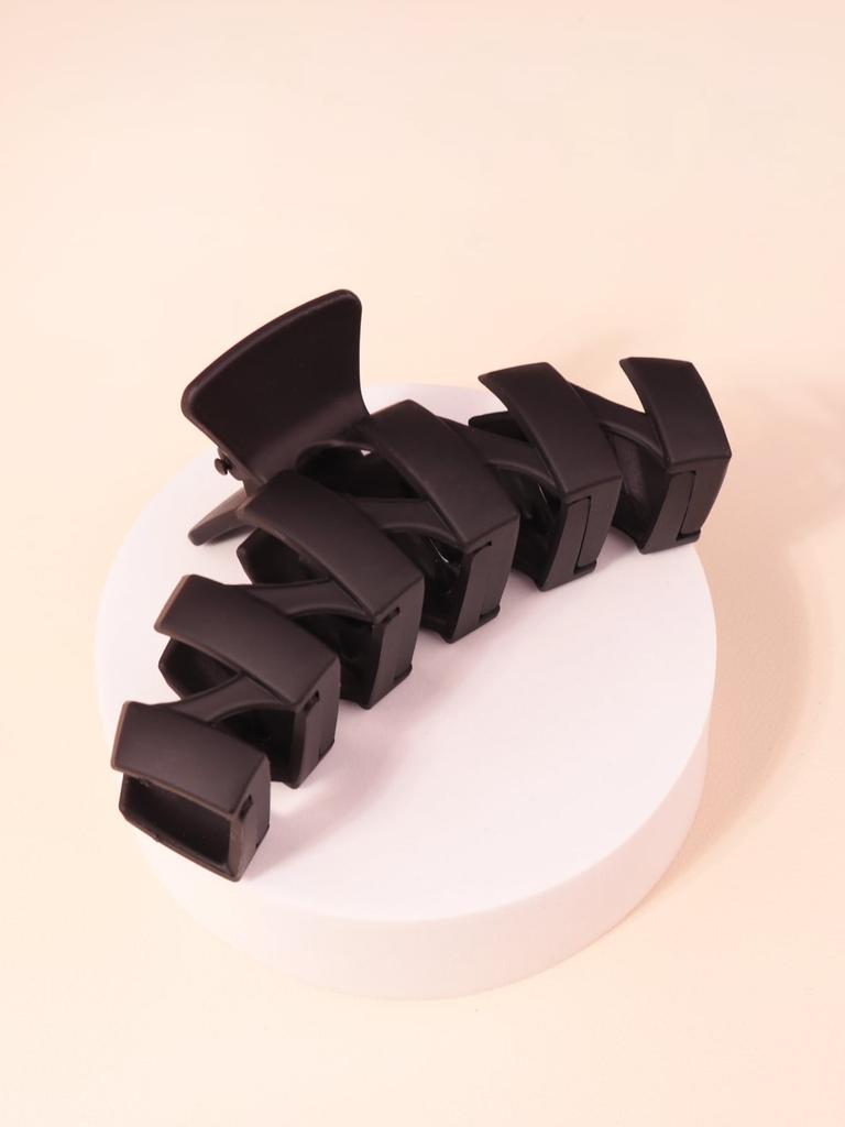 1 piece suitable for long hair anti slip matte delicate hair clip, matte black hair clip For Hair Accessories