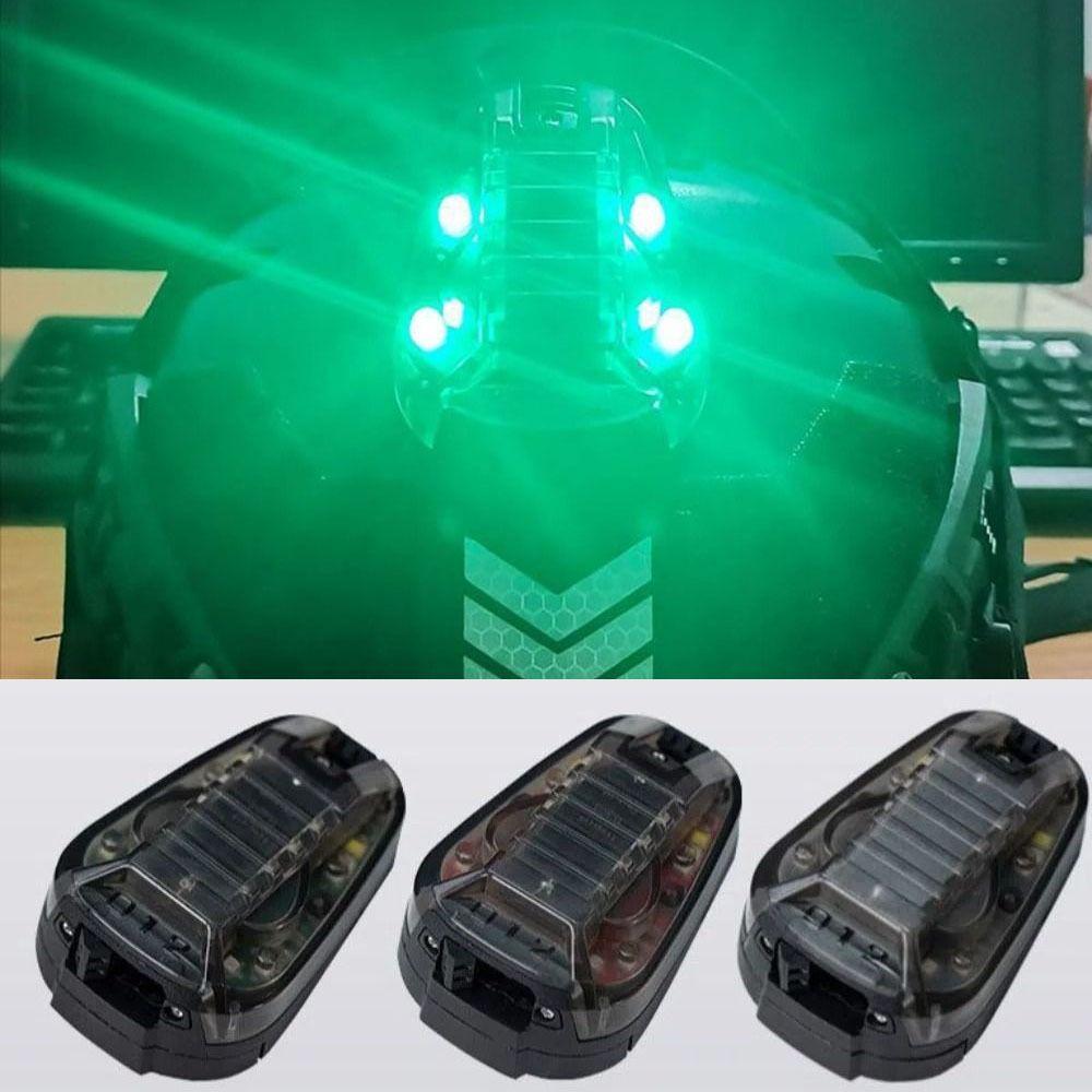 Waterproof Helmet Flashing Light Multi-Color Helmet Flashlight Safety Helmet IR Lamp Hiking