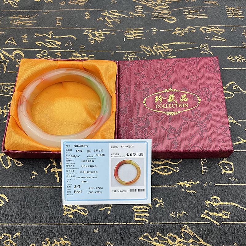 Настоящий жадеит натуральный лед зеленый нефрит браслет роскошный браслет для женщин подарки