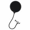 SD GAZER PF1 Pop Guard, Pop Blocker, Pop Filter for Vocal Recording, Home Recording, and Streaming - Dual-Layer Construction for Clear Recording, Blac