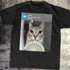 Ring Cat With Motion Meme Shirt Cursed Cat Funny Meme Shirt Ironic Shirt Cat Lover Gift Oddly Specific Unhinged Shirt