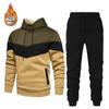 Army Green Autumn Winter New Style Two Piece Set Hoodie + Pants Men Tracksuit Sweat Suits Casual Streetwear Mens Outfits Sport Suits Tracksuit Set