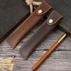 Retro Fountain Pen Case Genuine Leather Handmade Pencil Bag Pen Cover Stationery Creative Protective Cover School Supplies
