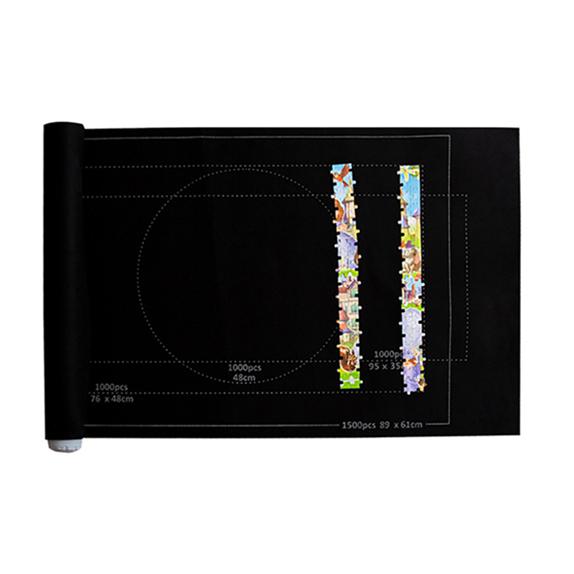 Puzzles Mat Jigsaw Roll Felt Mat Play Mat Puzzle Accessories Portable Travel Crawling Mat Baby Toys