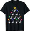 Puffin Bird Christmas Tree Star T Shirt Ornat Decor T-Shirt Birthday