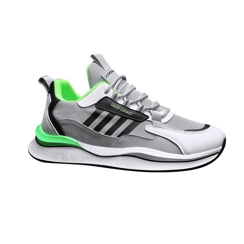 Мужская спортивная обувь весна новая обувь для бега модная мужская повседневная трендовая обувь мужская дышащая повседневная обувь из летящего трикотажа