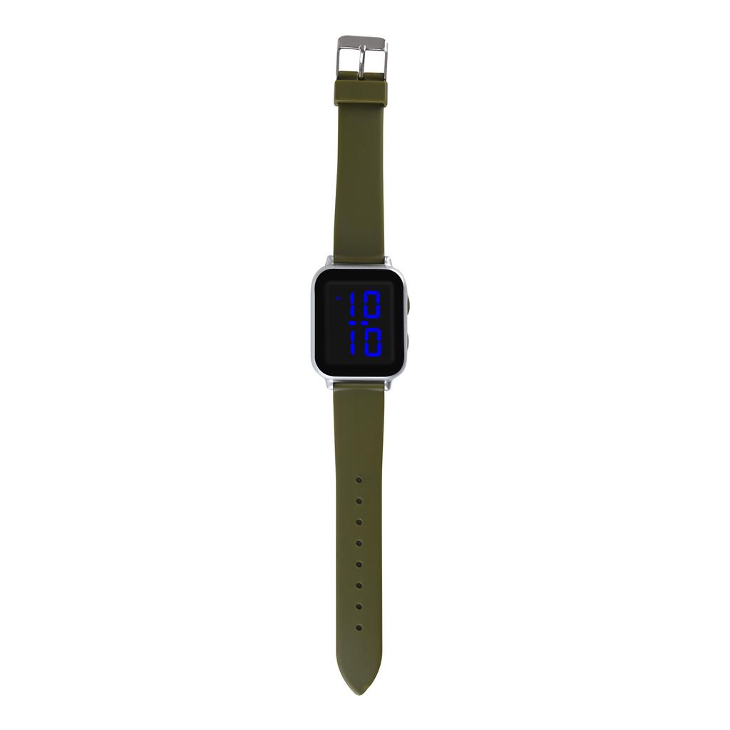 Jnew Pink High Appearance Level Rectangle PC Silicone Kids Watch Stopwatch Kids Digital Watch Waterproof
