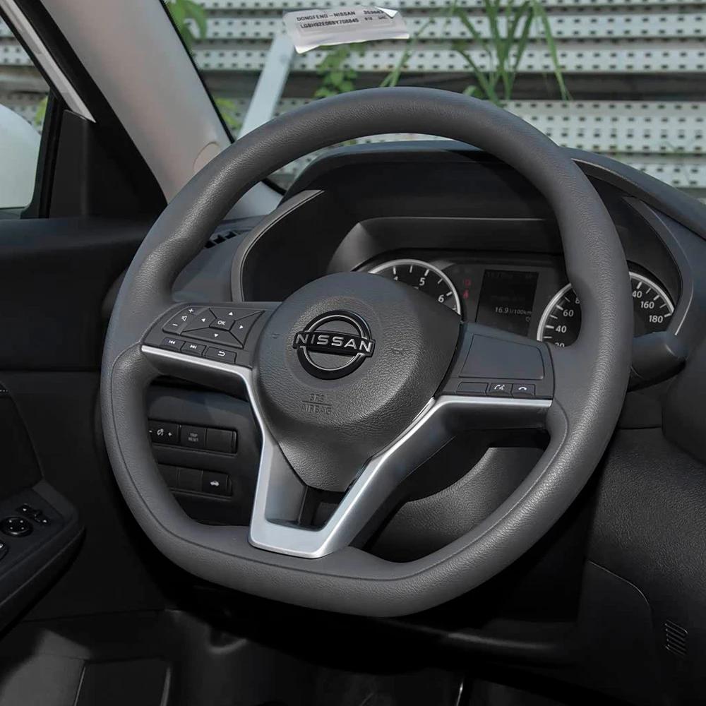 ABS Car Steering Wheel Emblem Sticker for Nissan GTR Nismo Juke Murano Navara Qashqai Sentra Sylphy Teana X-Trail Livina