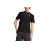 Puma Удобная круглая горловина облегающая влагоотводящая быстросохнущая дышащая футболка реглан с коротким рукавом мужские топы черного цвета 631829-01