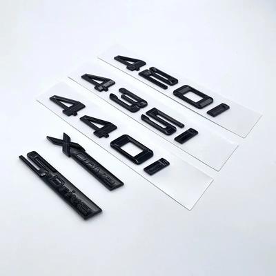 Старый Глянцевый Черный Номерные Буквы Багажник 420i 425i 428i 430i 435i 440i Шильдик Для BMW 4 Серии F32 F33 F36 G22 G23 Автомобиль Наклейка