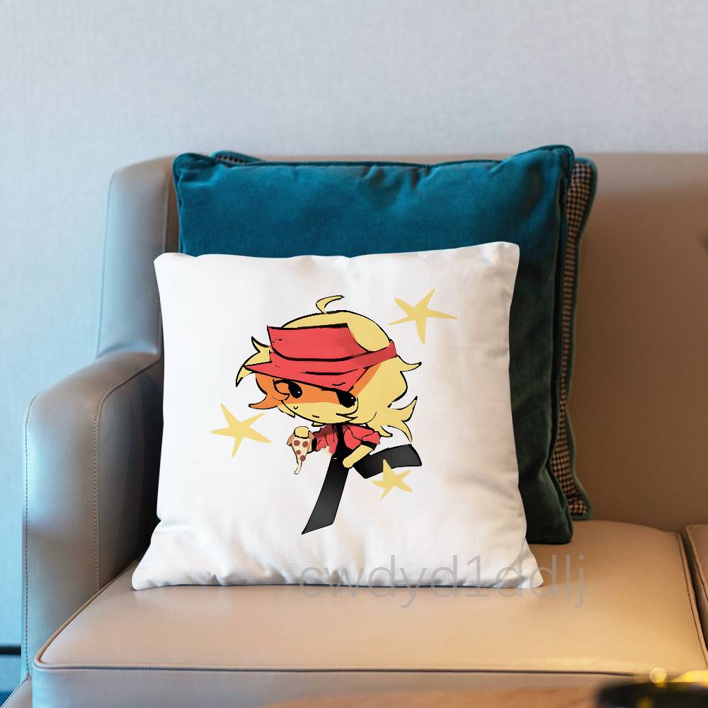 EElliot Anime Pizza Pillowcases Cute Funny Pillow Case For Wedding Party Home Decor Comfy Pillow Cover