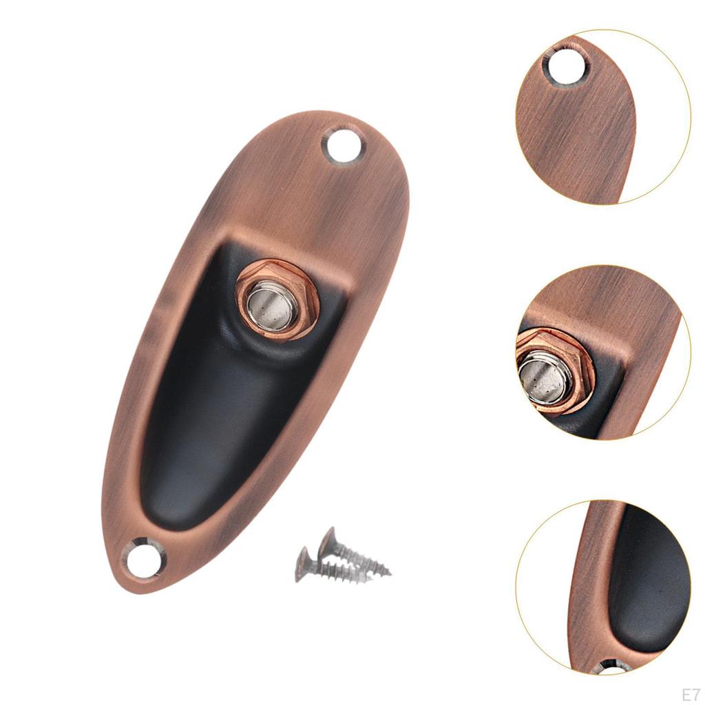 6.35mm Guitar Jack Plate for Electric DIY Assembly